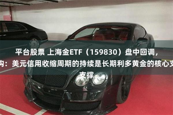 平台股票 上海金ETF(159830)盘中回调,机构:美元信用收缩周期的持续是长期利多黄金的核心支撑