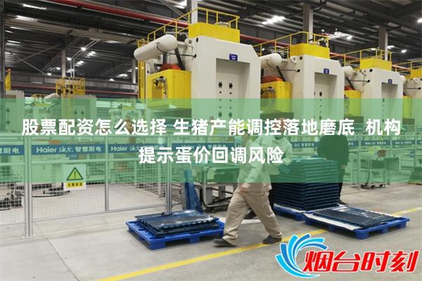 股票配资怎么选择 生猪产能调控落地磨底  机构提示蛋价回调风险