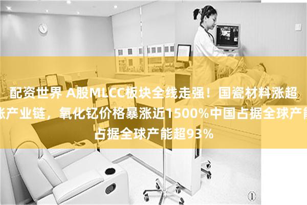 配资世界 A股MLCC板块全线走强！国瓷材料涨超15%领涨产业链，氧化钇价格暴涨近1500%中国占据全球产能超93%