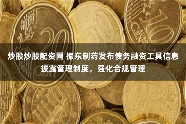 炒股炒股配资网 振东制药发布债务融资工具信息披露管理制度，强化合规管理
