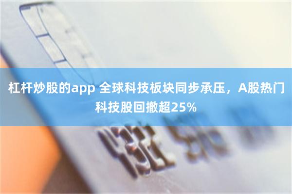 杠杆炒股的app 全球科技板块同步承压,A股热门科技股回撤超25%