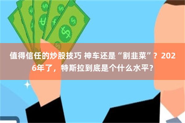 值得信任的炒股技巧 神车还是“割韭菜”？2026年了，特斯拉到底是个什么水平？
