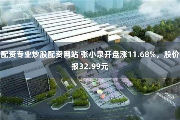 配资专业炒股配资网站 张小泉开盘涨11.68%，股价报32.99元
