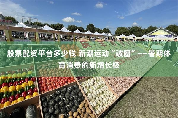 股票配资平台多少钱 新潮运动“破圈”——暑期体育消费的新增长极