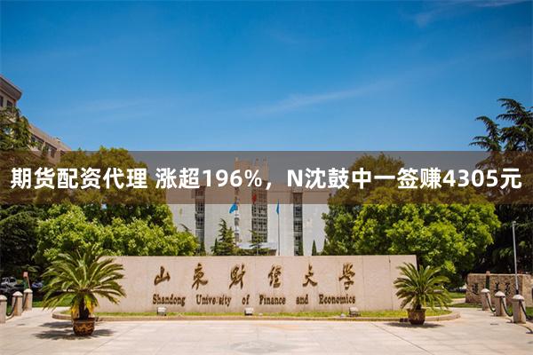 期货配资代理 涨超196%，N沈鼓中一签赚4305元