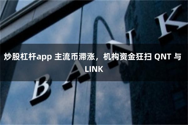 炒股杠杆app 主流币滞涨，机构资金狂扫 QNT 与 LINK