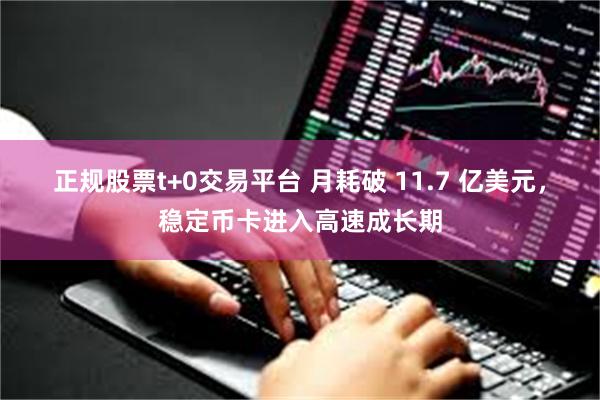 正规股票t+0交易平台 月耗破 11.7 亿美元，稳定币卡进入高速成长期